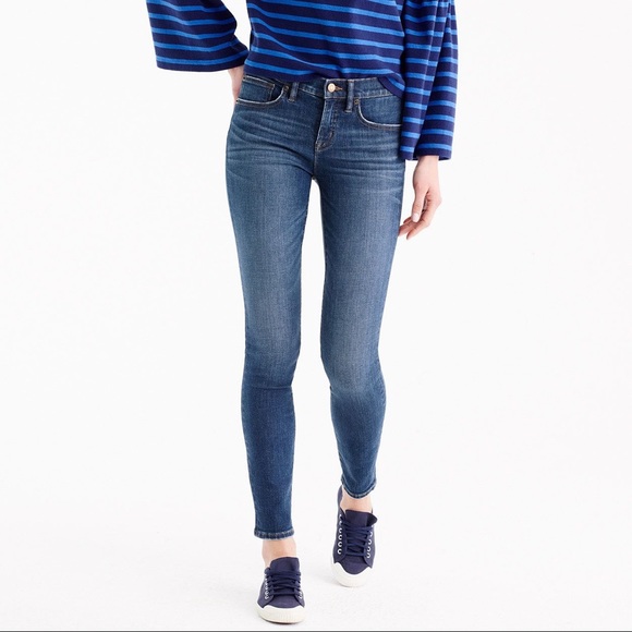 J. Crew 8” Toothpick Skinny Jeans
